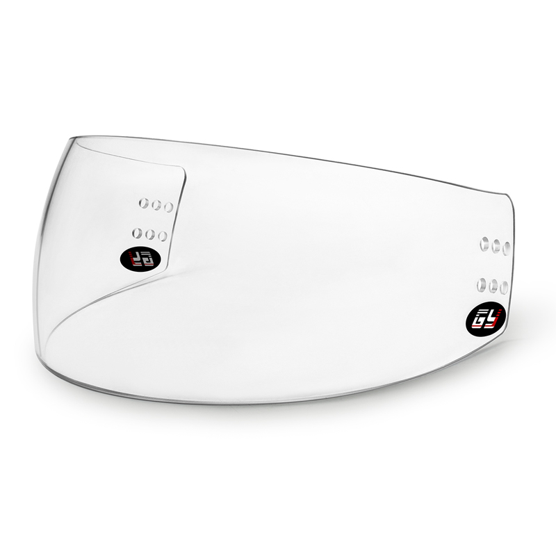 Ammattimainen naarmuuntumaton sumuton kirkas HD-jääkiekkovisiiri