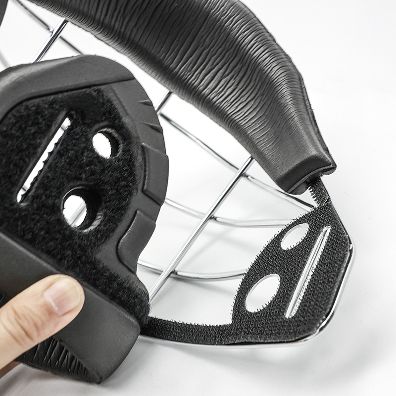 Ruostumattomasta teräksestä valmistettu kenttäkiekko Full Face Mask kulmiin